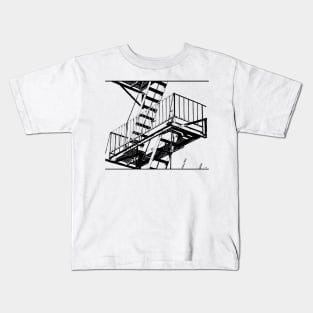 Fire Escape Kids T-Shirt